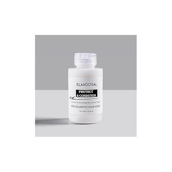 PRE SHAMPOO HAIR MASK，100ML KERATIN & MACADAMIA TERNIFOLIA SEED OIL,INTENSIVELY MOISTURIZES HAIR, RESTORING SILKINESS AND SHINE/HEAT PROTECT