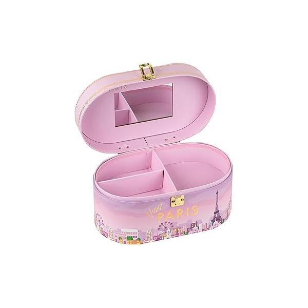 VOTUM Train Case Rainbow Unicorn- Travel Cosmetic Bag Organizer - Perfect for Organizing Makeup, Toiletries, and Beauty Essentials During or Daily Use Stylish, Lightweight Makeup