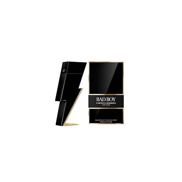 Carolina Herrera Bad Boy Fragrance For Men - Seductive, Masculine Scent Features Oriental And Spicy Accords Ideal Evening Wear Alluring Notes Of Black White Pepper Edt Spray 1.7 Oz