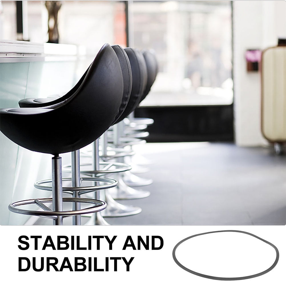MUSEYA 3Pcs Stool Anti Slip Pad Rubber Barstool Base Ring Pads For Kitchen And Dining Areas